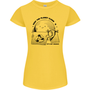 Funny Climate Change Keep the Planet Clean Womens Petite Cut T-Shirt Yellow