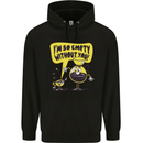 Funny Coffee Childrens Kids Hoodie Black