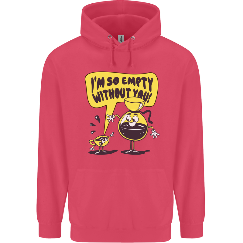 Funny Coffee Childrens Kids Hoodie Heliconia