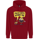 Funny Coffee Childrens Kids Hoodie Red