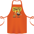 Funny Coffee Cotton Apron 100% Organic Orange