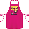 Funny Coffee Cotton Apron 100% Organic Pink