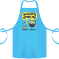 Funny Coffee Cotton Apron 100% Organic Turquoise