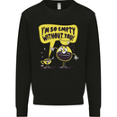 Funny Coffee Kids Sweatshirt Jumper Black