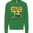 Funny Coffee Kids Sweatshirt Jumper Irish Green