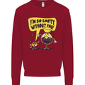 Funny Coffee Kids Sweatshirt Jumper Red