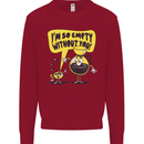 Funny Coffee Kids Sweatshirt Jumper Red