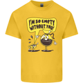 Funny Coffee Kids T-Shirt Childrens Yellow