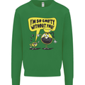 Funny Coffee Mens Sweatshirt Jumper Irish Green