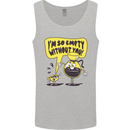 Funny Coffee Mens Vest Tank Top Sports Grey