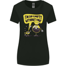 Funny Coffee Womens Wider Cut T-Shirt Black