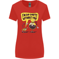 Funny Coffee Womens Wider Cut T-Shirt Red