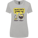 Funny Coffee Womens Wider Cut T-Shirt Sports Grey