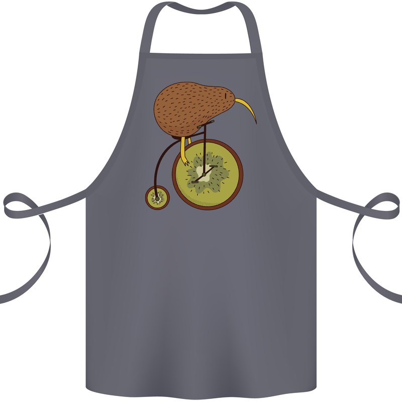 Funny Cycling Kiwi Bicycle Bike Cotton Apron 100% Organic Steel