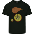 Funny Cycling Kiwi Bicycle Bike Kids T-Shirt Childrens Black