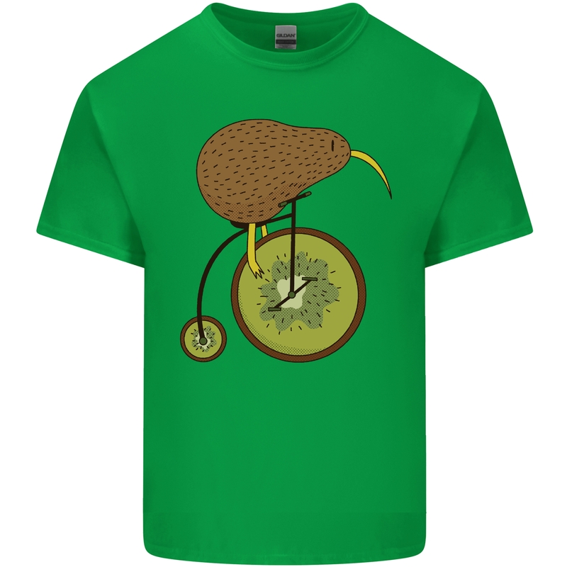 Funny Cycling Kiwi Bicycle Bike Kids T-Shirt Childrens Irish Green