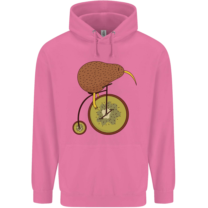 Funny Cycling Kiwi Bicycle Bike Mens 80% Cotton Hoodie Azelea