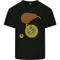 Funny Cycling Kiwi Bicycle Bike Mens Cotton T-Shirt Tee Top Black