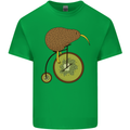 Funny Cycling Kiwi Bicycle Bike Mens Cotton T-Shirt Tee Top Irish Green