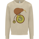 Funny Cycling Kiwi Bicycle Bike Mens Sweatshirt Jumper Sand