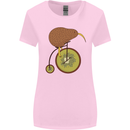 Funny Cycling Kiwi Bicycle Bike Womens Wider Cut T-Shirt Light Pink