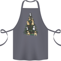 Funny Dog Christmas Tree Cotton Apron 100% Organic Steel