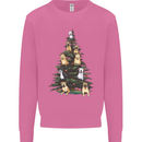 Funny Dog Christmas Tree Mens Sweatshirt Jumper Azalea