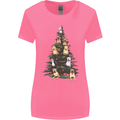 Funny Dog Christmas Tree Womens Wider Cut T-Shirt Azalea