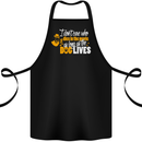 Funny Dog & Movie Lover Cotton Apron 100% Organic Black