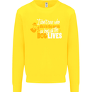 Funny Dog & Movie Lover Kids Sweatshirt Jumper Yellow