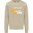 Funny Dog & Movie Lover Mens Sweatshirt Jumper Sand