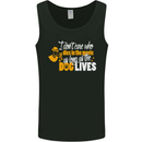 Funny Dog & Movie Lover Mens Vest Tank Top Black