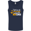 Funny Dog & Movie Lover Mens Vest Tank Top Navy Blue