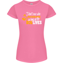 Funny Dog & Movie Lover Womens Petite Cut T-Shirt Azalea