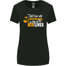 Funny Dog & Movie Lover Womens Wider Cut T-Shirt Black