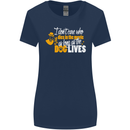 Funny Dog & Movie Lover Womens Wider Cut T-Shirt Navy Blue