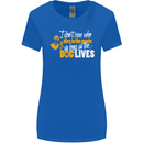 Funny Dog & Movie Lover Womens Wider Cut T-Shirt Royal Blue