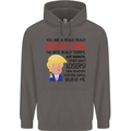 Funny Donald Trump Fathers Day Dad Daddy Mens 80% Cotton Hoodie Charcoal