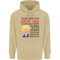 Funny Donald Trump Fathers Day Dad Daddy Mens 80% Cotton Hoodie Sand