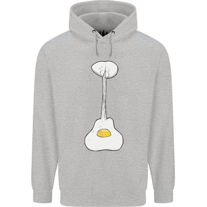 Funny Egg Guitar Acoustic Electric Bass Childrens Kids Hoodie Sports Grey
