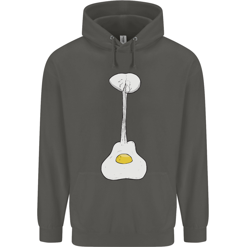 Funny Egg Guitar Acoustic Electric Bass Childrens Kids Hoodie Storm Grey