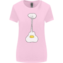 Funny Egg Guitar Acoustic Electric Bass Womens Wider Cut T-Shirt Light Pink