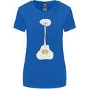 Funny Egg Guitar Acoustic Electric Bass Womens Wider Cut T-Shirt Royal Blue