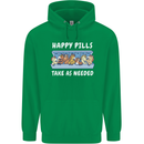 Funny Equestrian Horse Pills Childrens Kids Hoodie Irish Green