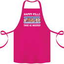 Funny Equestrian Horse Pills Cotton Apron 100% Organic Pink