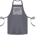 Funny Equestrian Horse Pills Cotton Apron 100% Organic Steel