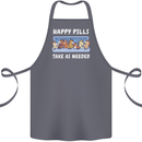 Funny Equestrian Horse Pills Cotton Apron 100% Organic Steel
