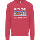 Funny Equestrian Horse Pills Kids Sweatshirt Jumper Heliconia