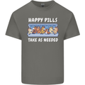 Funny Equestrian Horse Pills Kids T-Shirt Childrens Charcoal