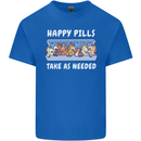 Funny Equestrian Horse Pills Kids T-Shirt Childrens Royal Blue